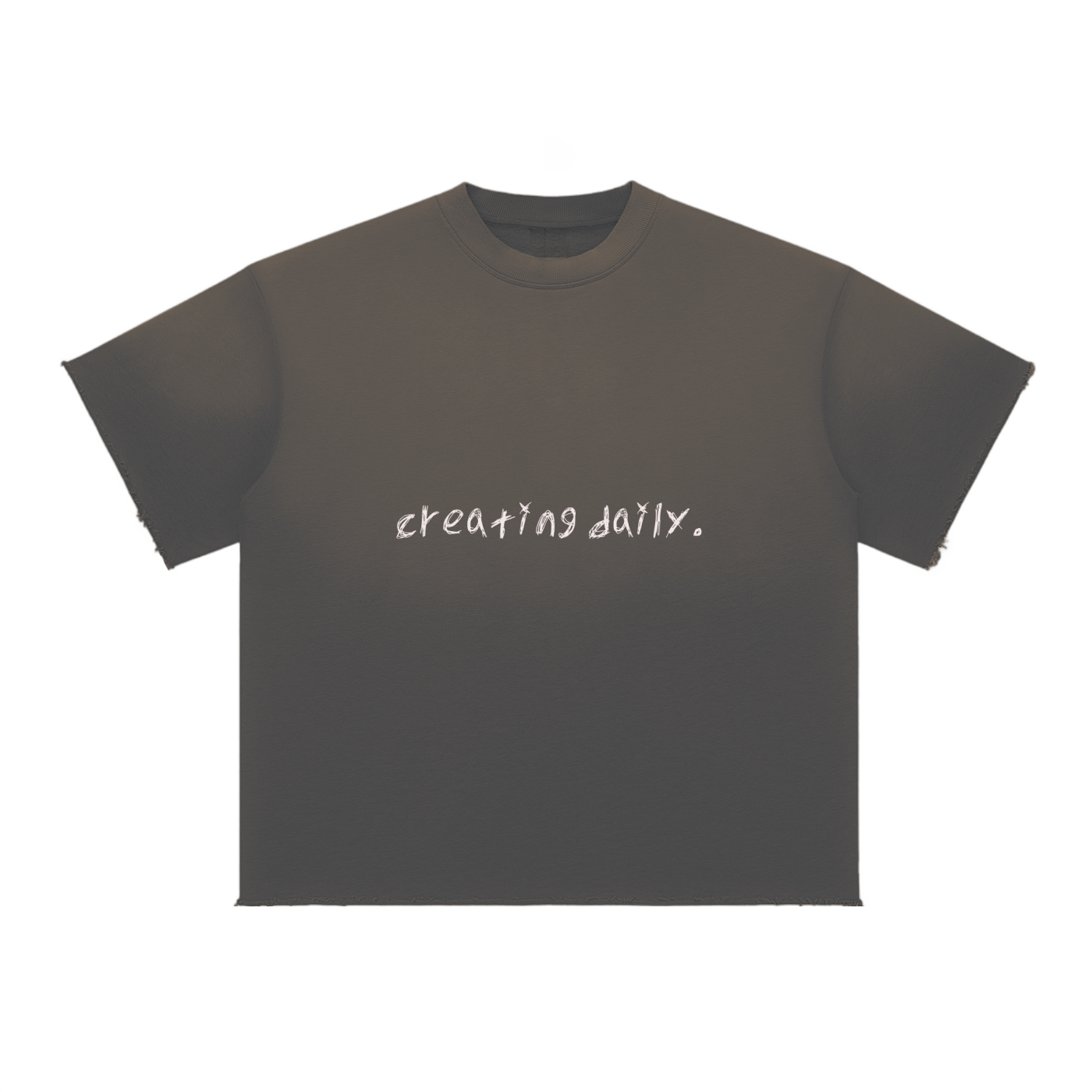 Sun Fade Raw Edge T-Shirt