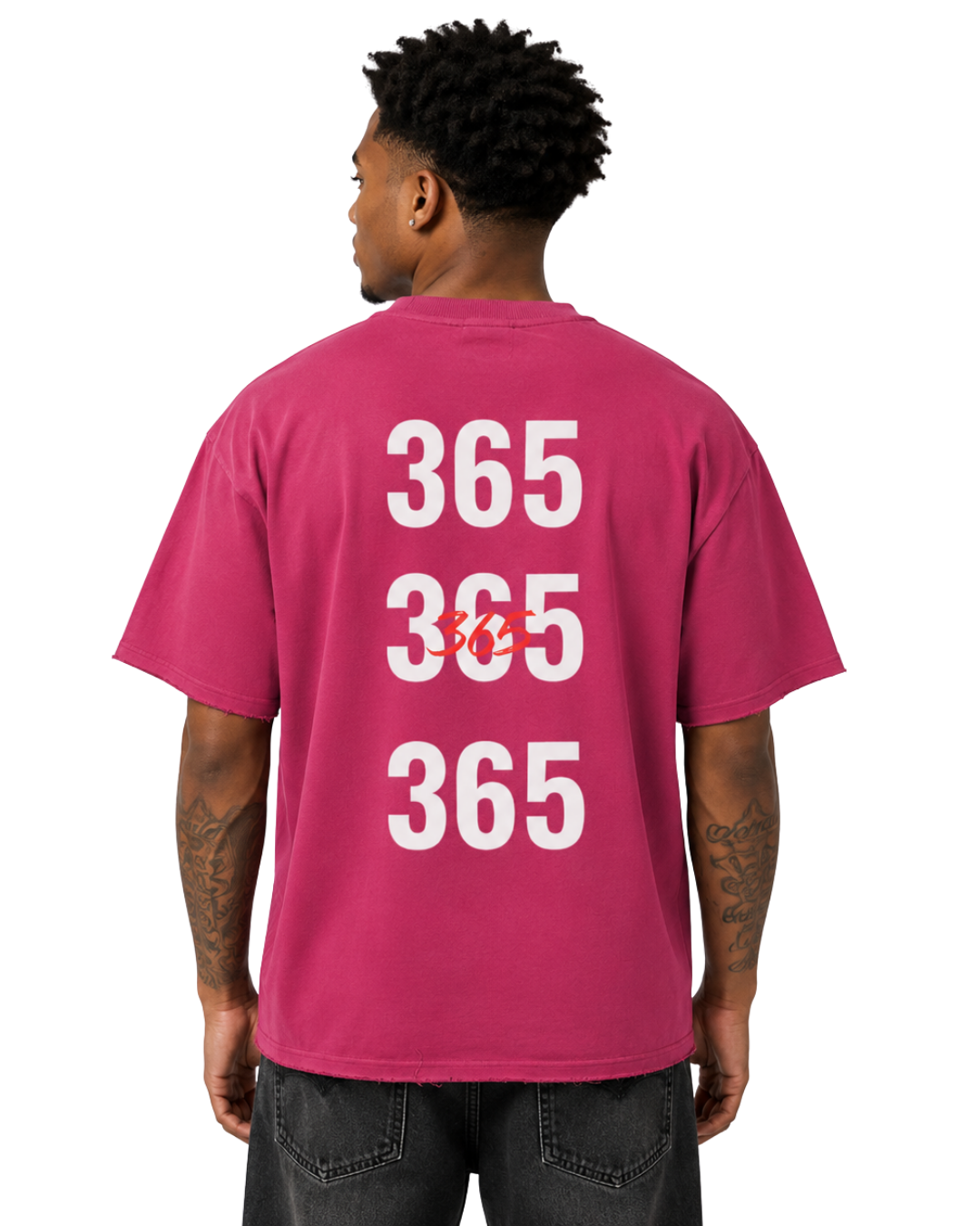 Sun Fade Raw Edge T-Shirt