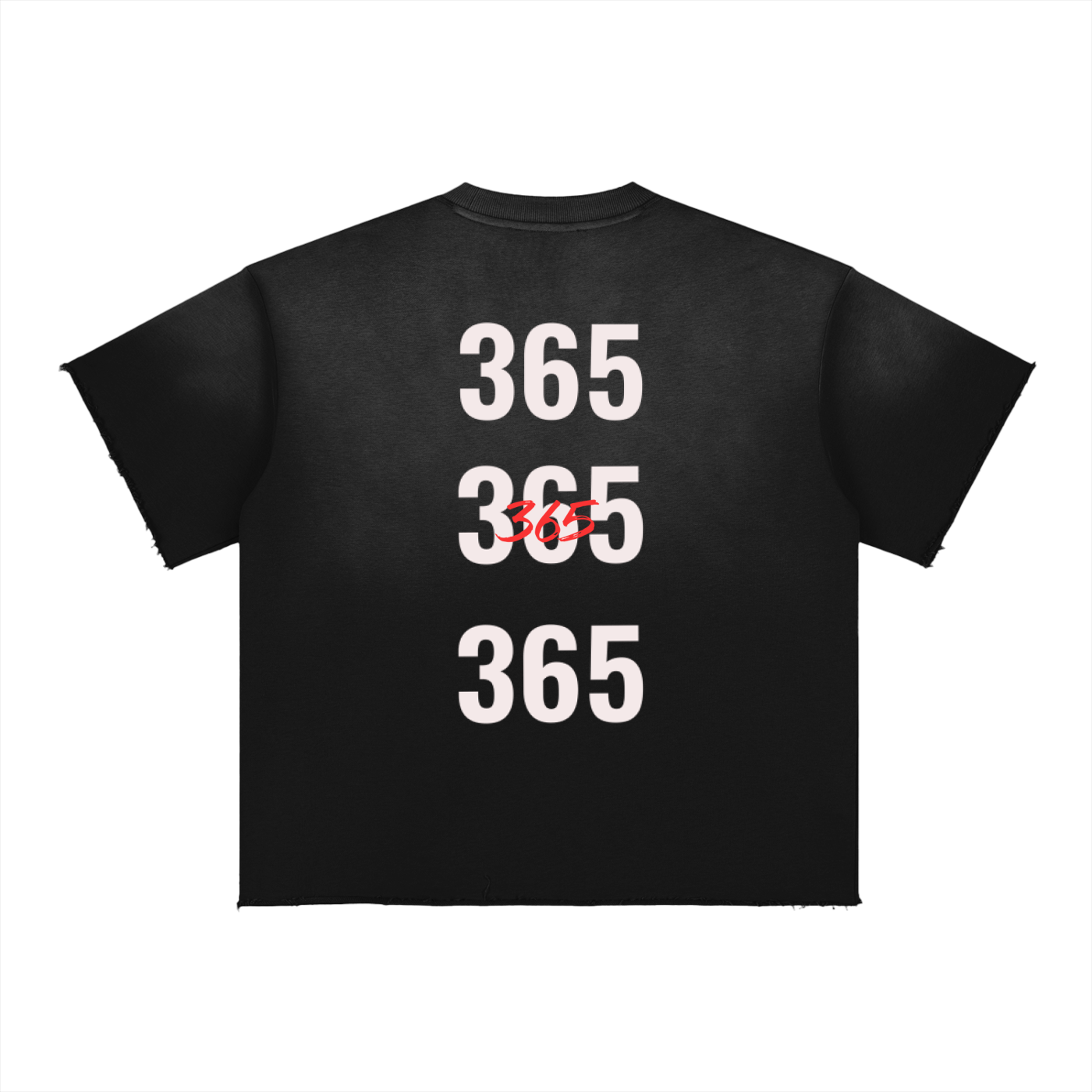 Sun Fade Raw Edge T-Shirt