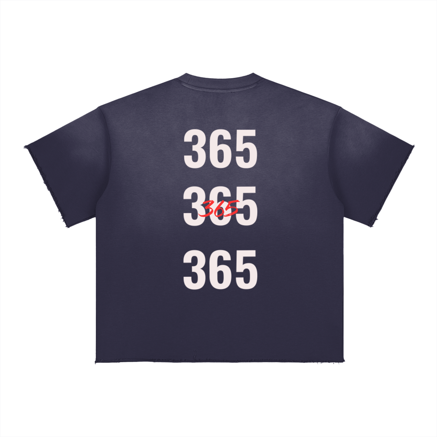 Sun Fade Raw Edge T-Shirt