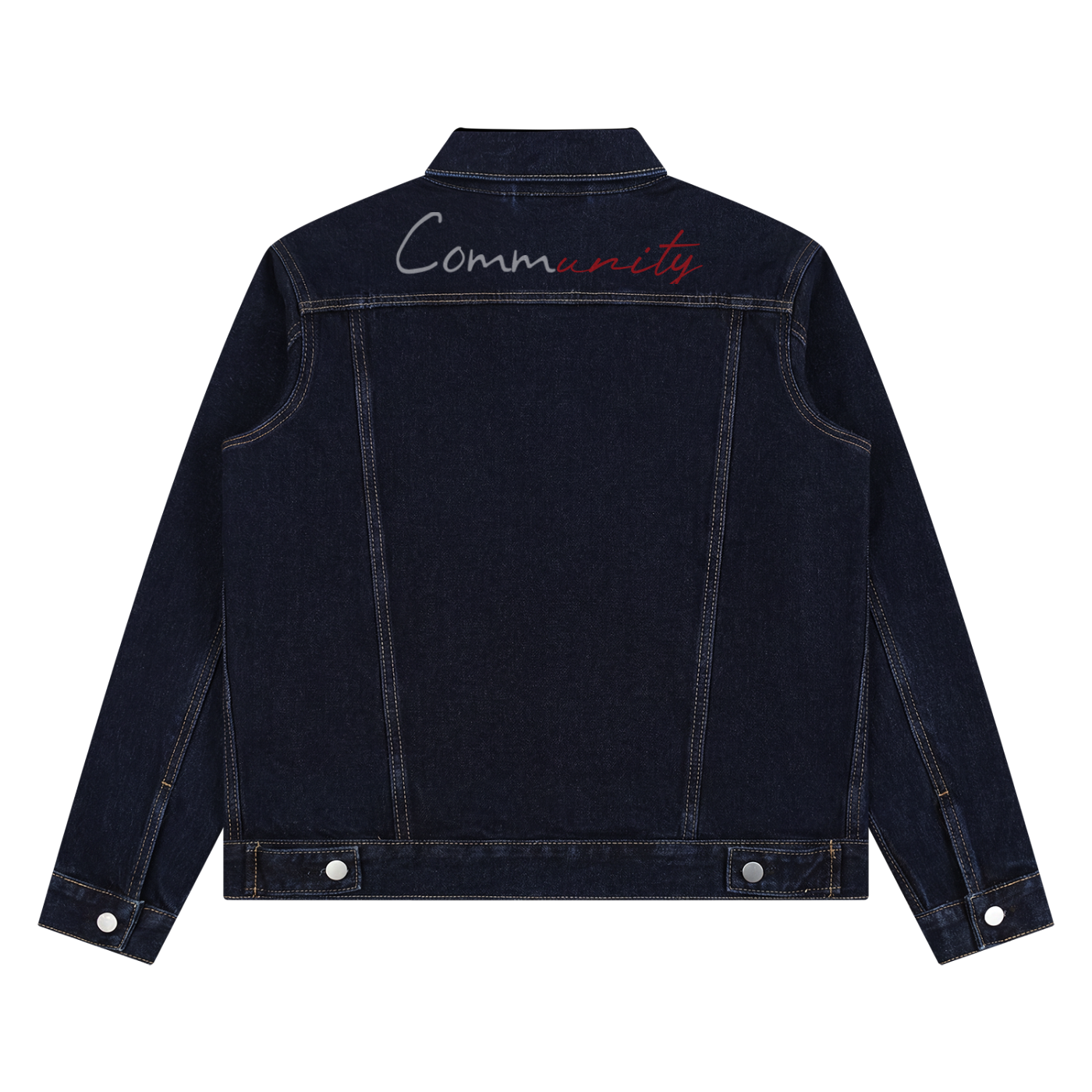 Unisex Vintage Wash Denim Jacket